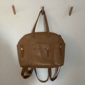 Maedn- Camel carryall convertible tote bag